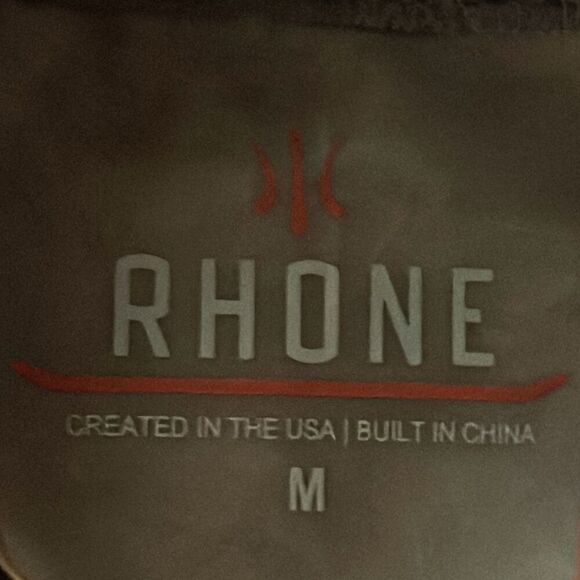 Rhone Jacket Mens Medium Blue Activewear Performance Full Zip Hooded - Picture 3 of 10